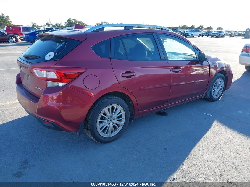 2018 SUBARU IMPREZA VIN: 4S3GTAD62J3751062