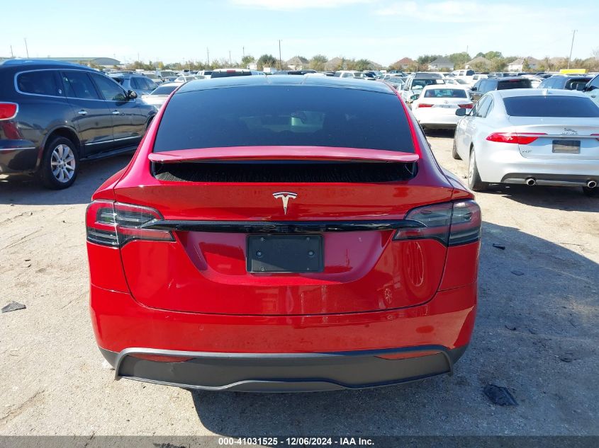 2023 Tesla Model X Dual Motor All-Wheel Drive/Standard Range VIN: 7SAXCAE57PF366701 Lot: 41031525