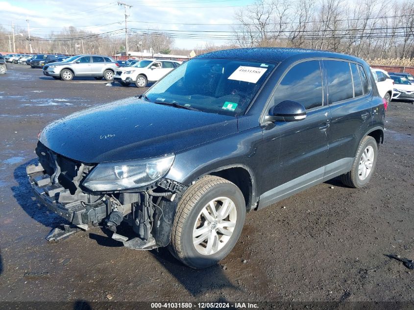 2014 VOLKSWAGEN TIGUAN S - WVGAV3AX8EW616452