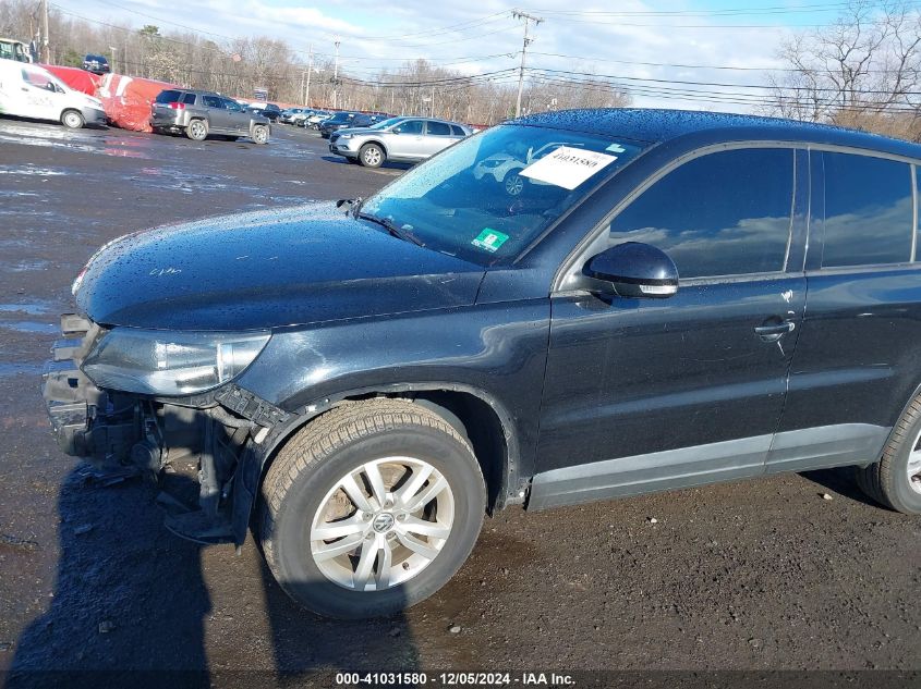 2014 VOLKSWAGEN TIGUAN S - WVGAV3AX8EW616452