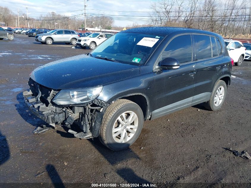 2014 VOLKSWAGEN TIGUAN S - WVGAV3AX8EW616452