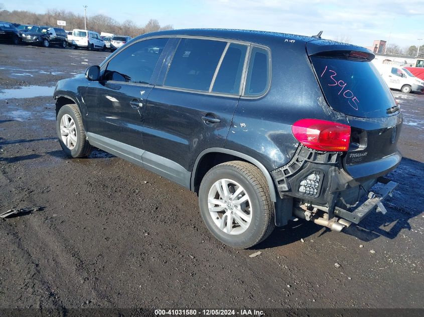 2014 VOLKSWAGEN TIGUAN S - WVGAV3AX8EW616452