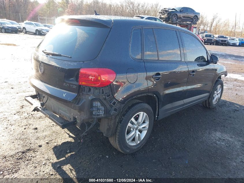 2014 VOLKSWAGEN TIGUAN S - WVGAV3AX8EW616452