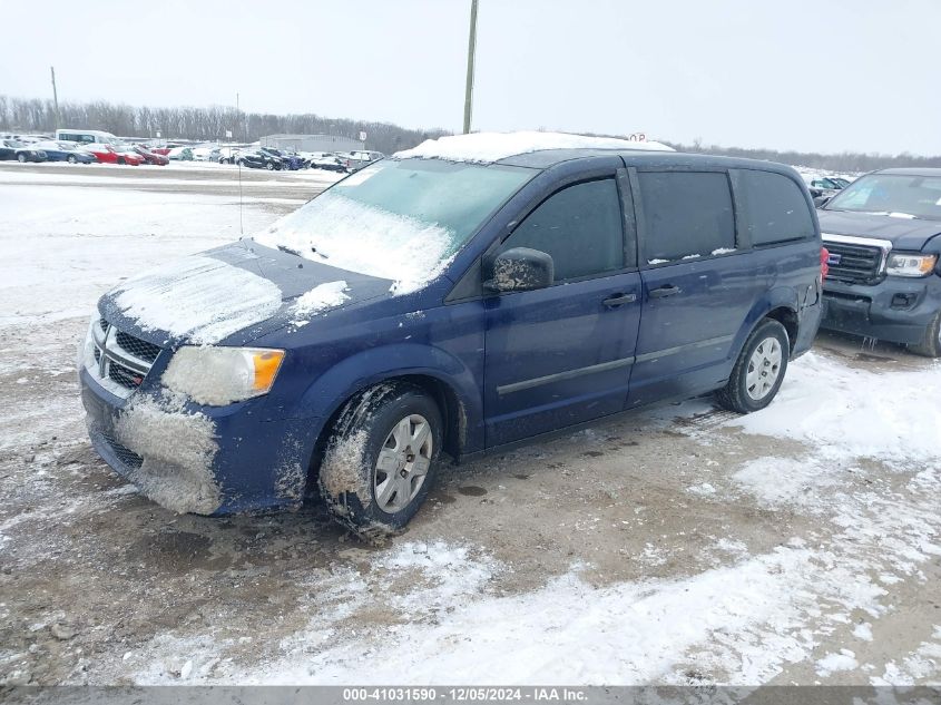 VIN 2C4RDGBG6DR586388 2013 DODGE GRAND CARAVAN no.2