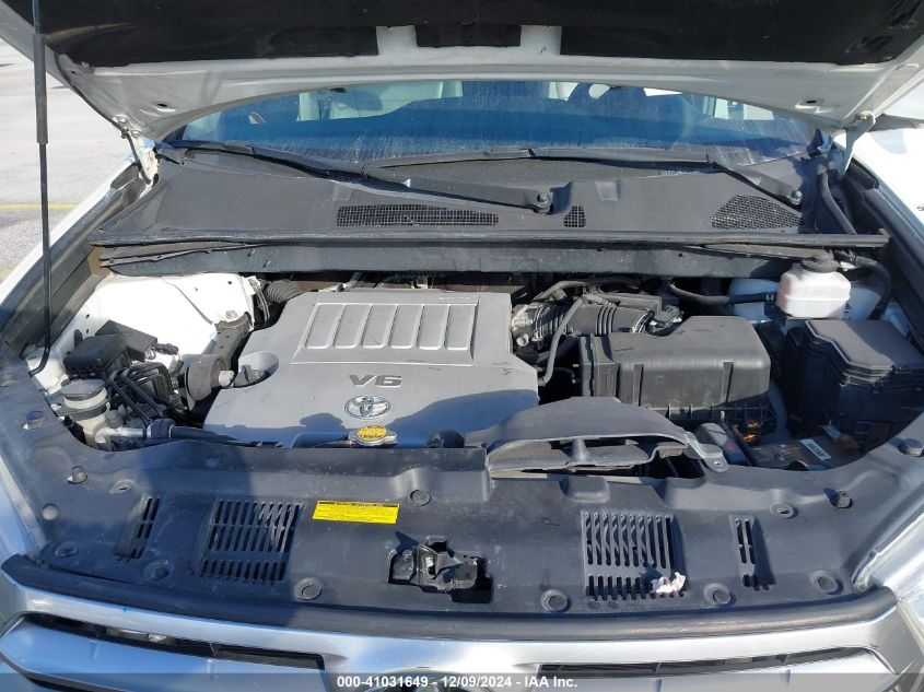 2012 Toyota Highlander Limited V6 VIN: 5TDYK3EH3CS065911 Lot: 41031649
