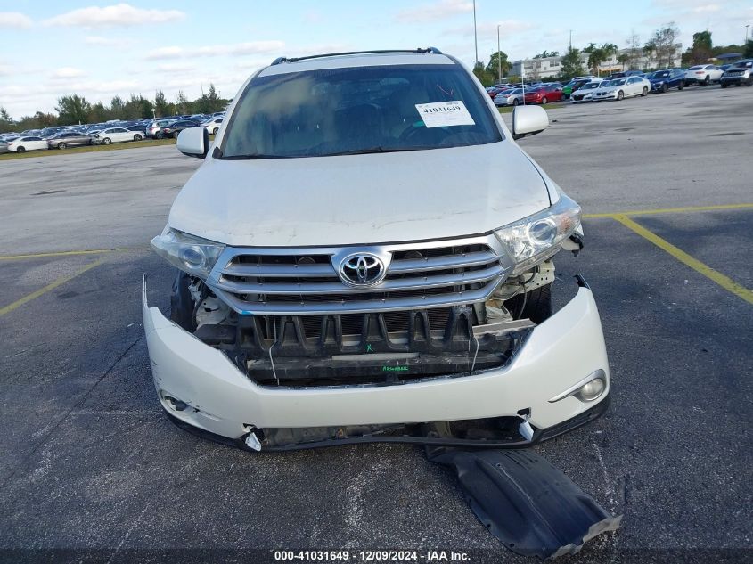 2012 Toyota Highlander Limited V6 VIN: 5TDYK3EH3CS065911 Lot: 41031649