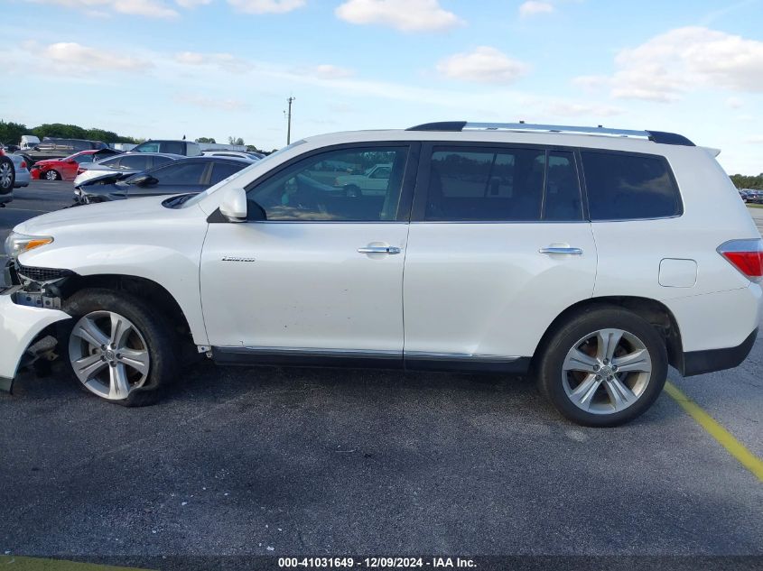 2012 Toyota Highlander Limited V6 VIN: 5TDYK3EH3CS065911 Lot: 41031649