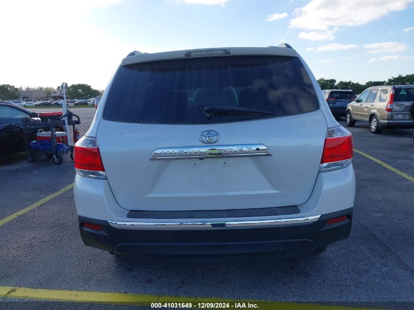 2012 Toyota Highlander Limited V6 VIN: 5TDYK3EH3CS065911 Lot: 41031649