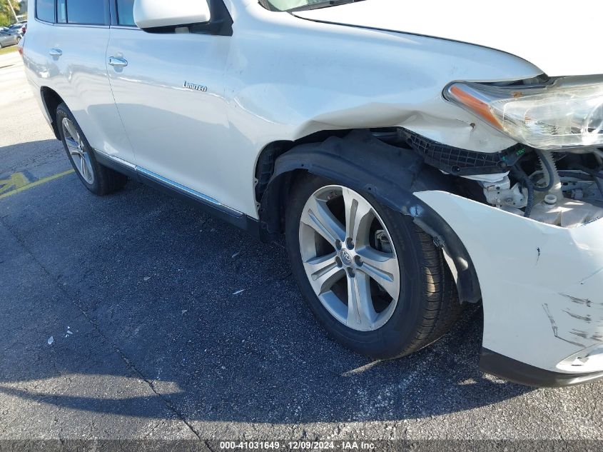 2012 Toyota Highlander Limited V6 VIN: 5TDYK3EH3CS065911 Lot: 41031649