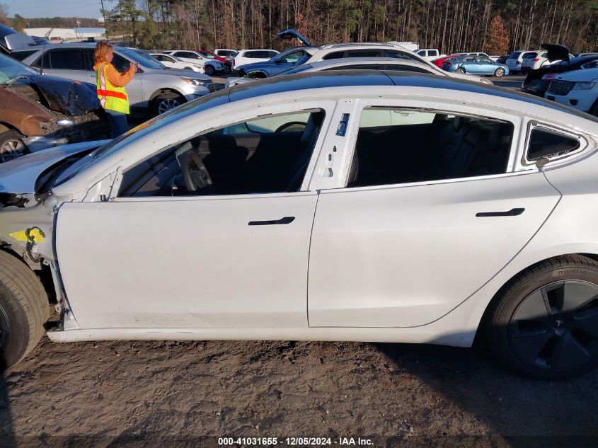 2021 Tesla Model 3 Standard Range Plus Rear-Wheel Drive VIN: 5YJ3E1EA7MF861009 Lot: 41031655