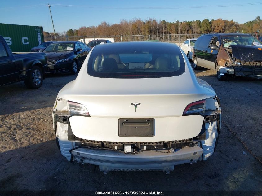 2021 Tesla Model 3 Standard Range Plus Rear-Wheel Drive VIN: 5YJ3E1EA7MF861009 Lot: 41031655