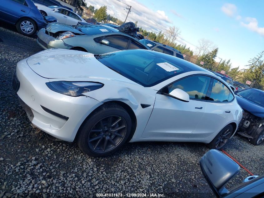 2023 Tesla Model 3 Rear-Wheel Drive VIN: 5YJ3E1EA2PF474243 Lot: 41031673