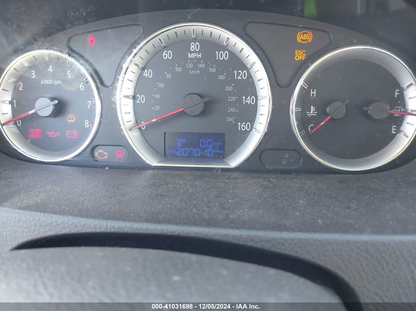 2009 HYUNDAI SONATA VIN: 5NPEU46F59H431642