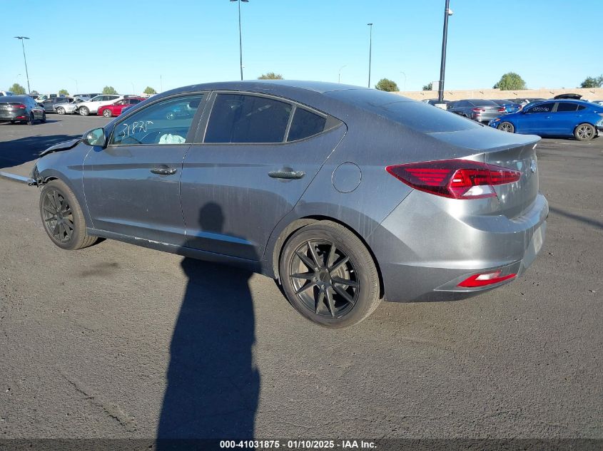 VIN 5NPD74LF5KH401358 2019 Hyundai Elantra, SE no.3