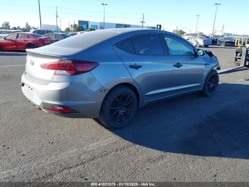 VIN 5NPD74LF5KH401358 2019 Hyundai Elantra, SE no.4