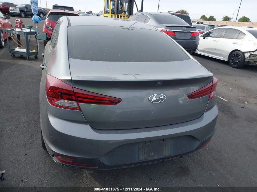 2019 Hyundai Elantra Se VIN: 5NPD74LF5KH401358 Lot: 41031875