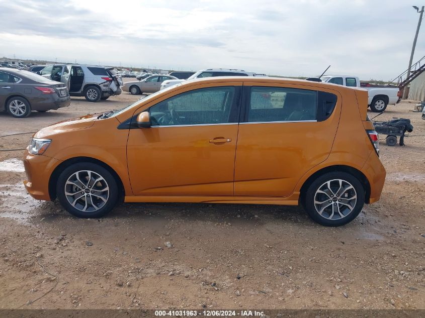 VIN 1G1JD6SBXK4106535 2019 Chevrolet Sonic, Lt Auto no.14