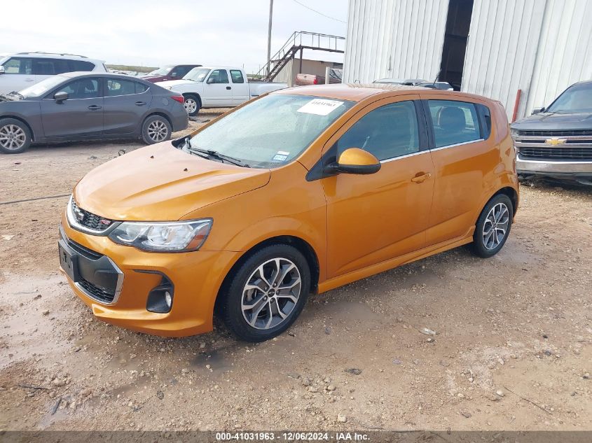 VIN 1G1JD6SBXK4106535 2019 Chevrolet Sonic, Lt Auto no.2