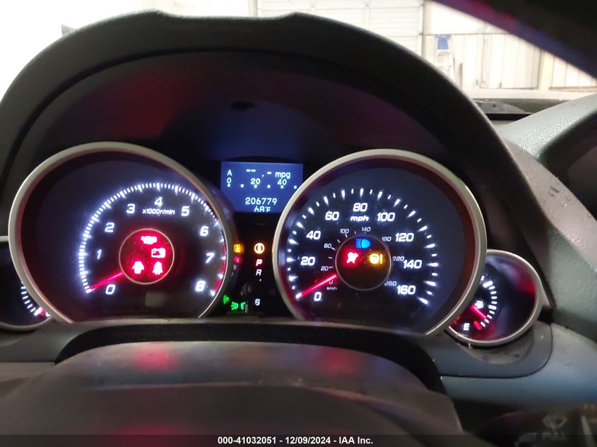 2012 ACURA TL VIN: 19UUA8F20CA012784