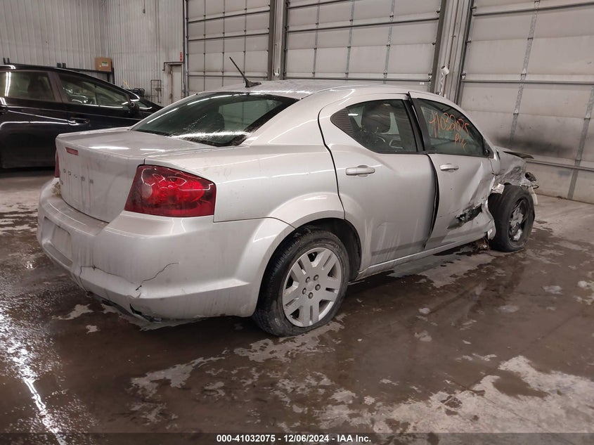 2011 DODGE AVENGER VIN: 1B3BD4FB6BN620730