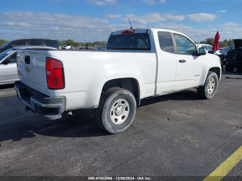 VIN 1GCHSBEA5G1257332 2016 Chevrolet Colorado, WT no.4