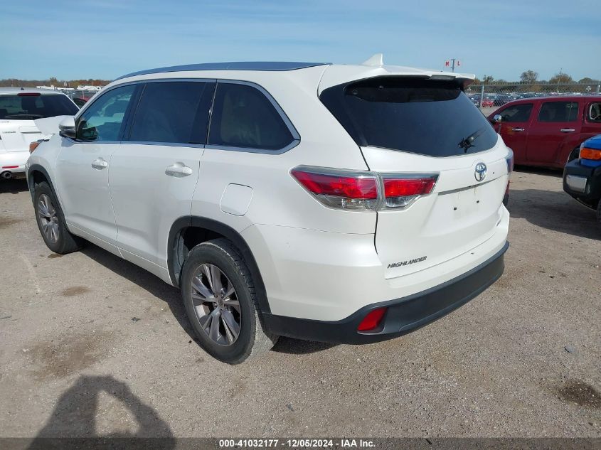 VIN 5TDKKRFH5FS090689 2015 TOYOTA HIGHLANDER no.3