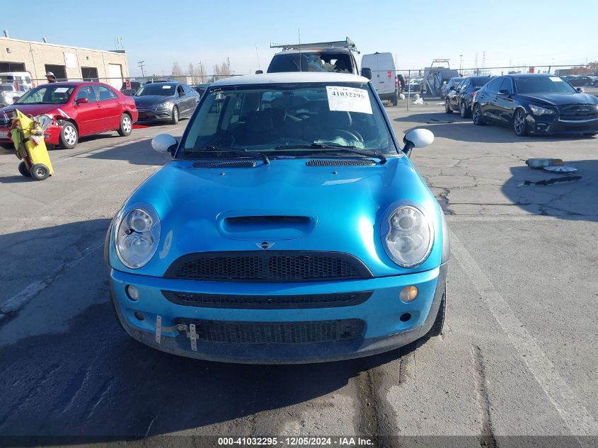 2005 Mini Cooper S VIN: WMWRE33565TL15647 Lot: 41032295