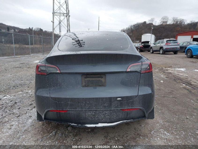 2023 Tesla Model Y Awd/Long Range Dual Motor All-Wheel Drive VIN: 7SAYGAEE2PF940887 Lot: 41032334