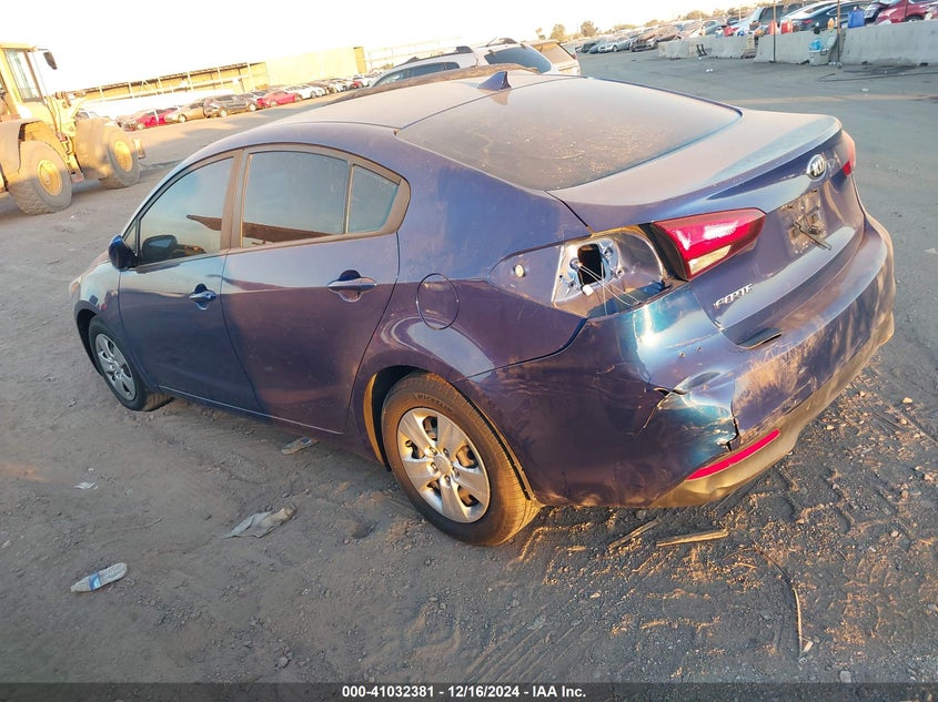 Vin: 3kpfk4a74he110169, lot: 41522307, kia forte lx 20173