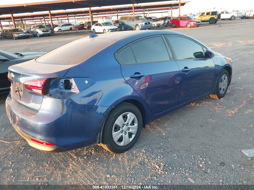 Vin: 3kpfk4a74he110169, lot: 41522307, kia forte lx 20174