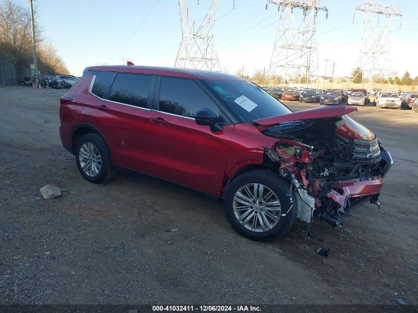 2022 Mitsubishi Outlander Es 2.5 VIN: JA4J4TA88NZ049832 Lot: 41032411