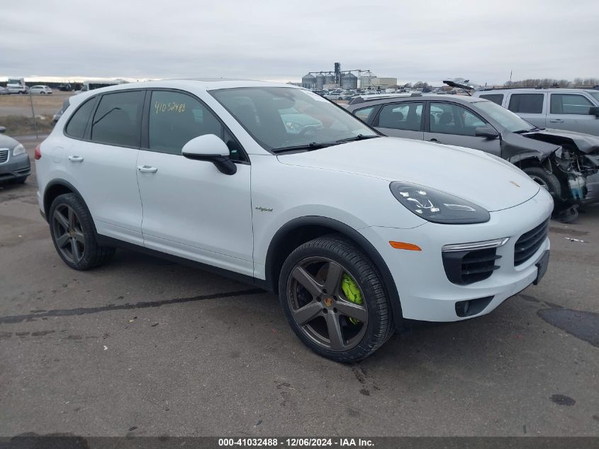 VIN WP1AE2A22GLA60046 2016 Porsche Cayenne E-Hybrid, S no.1