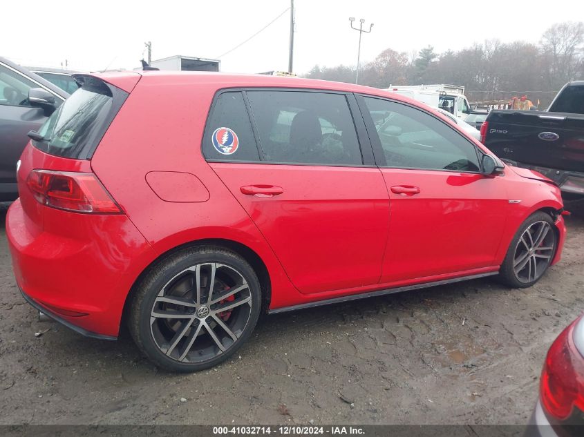 VIN 3VW547AU8HM005263 2017 VOLKSWAGEN GOLF GTI no.13