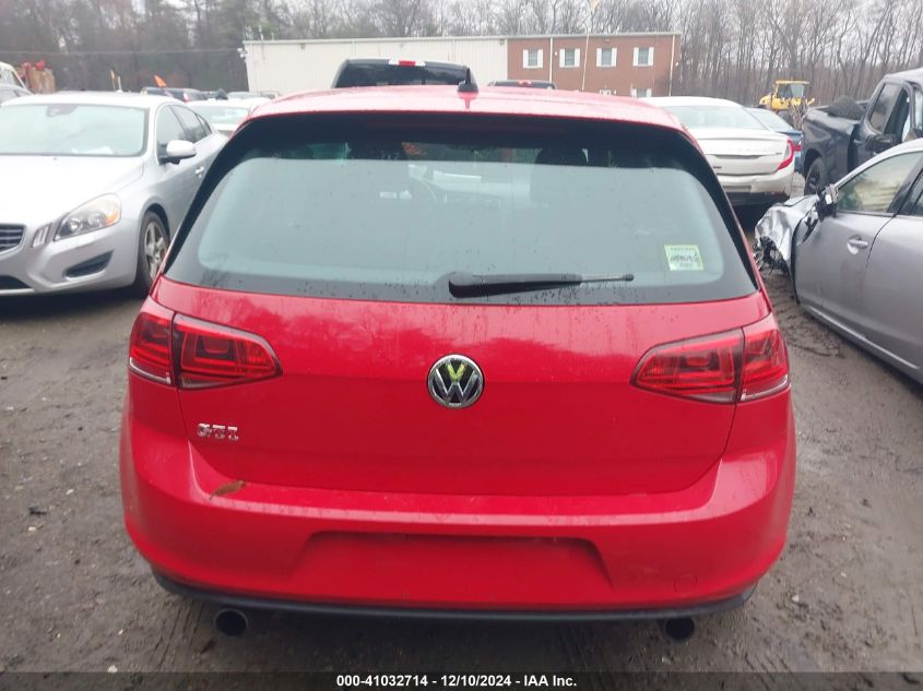 VIN 3VW547AU8HM005263 2017 VOLKSWAGEN GOLF GTI no.16