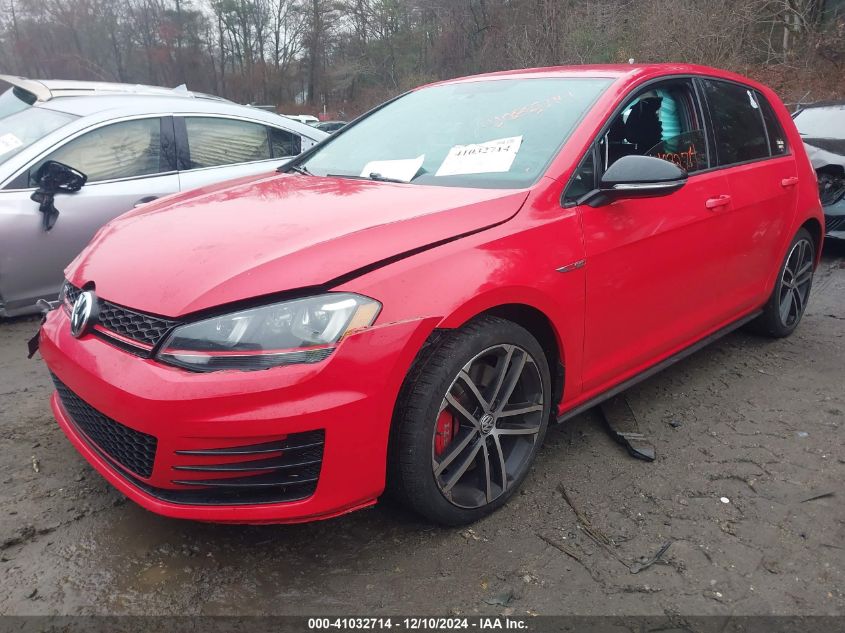 VIN 3VW547AU8HM005263 2017 VOLKSWAGEN GOLF GTI no.2