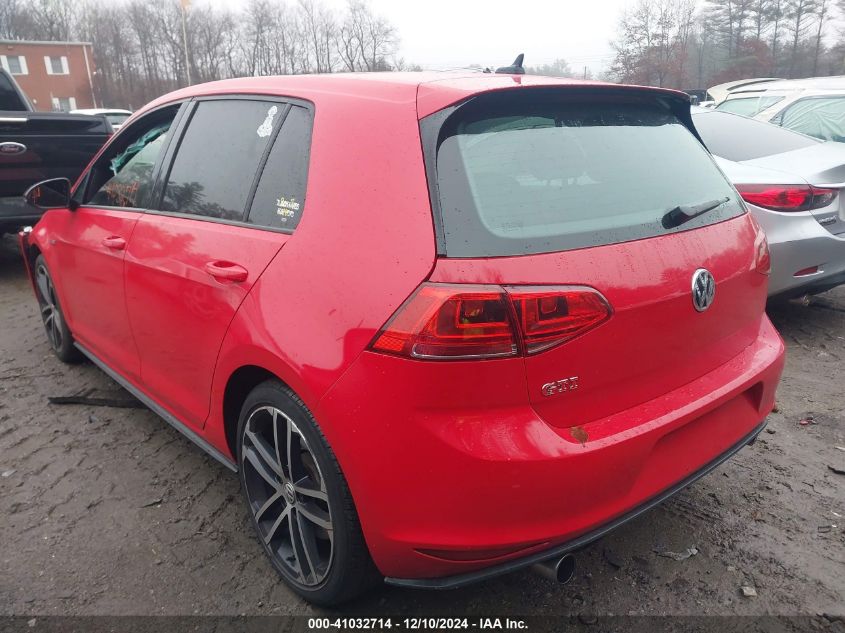 VIN 3VW547AU8HM005263 2017 VOLKSWAGEN GOLF GTI no.3