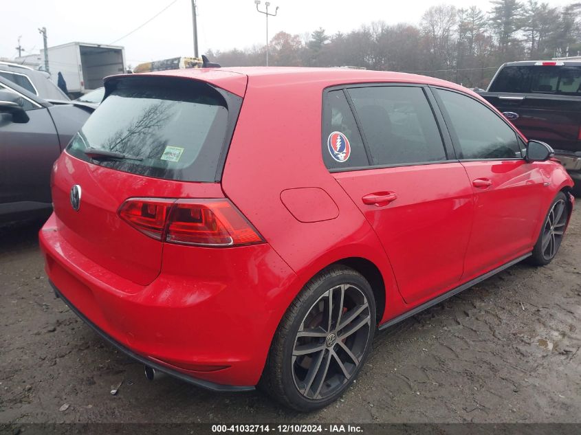 VIN 3VW547AU8HM005263 2017 VOLKSWAGEN GOLF GTI no.4