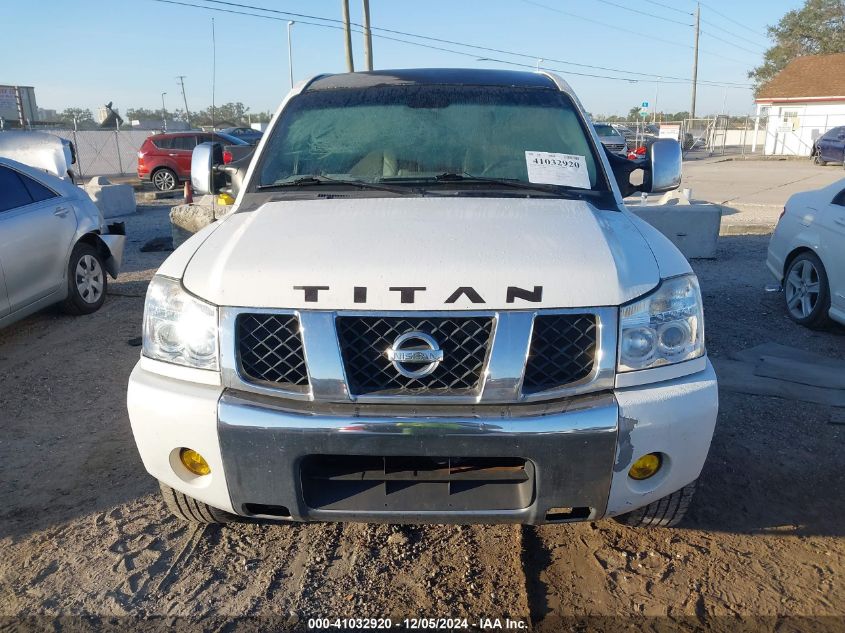 2005 Nissan Titan Le VIN: 1N6BA07A85N559033 Lot: 41032920