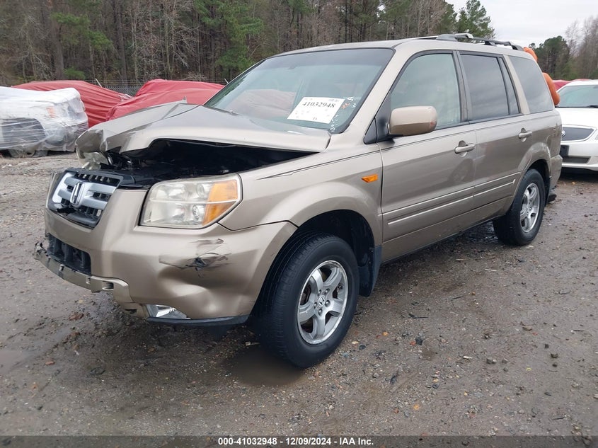 2008 HONDA PILOT VIN: 5FNYF18588B036412