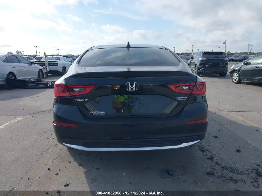 2019 Honda Insight Touring VIN: 19XZE4F92KE007628 Lot: 41032958