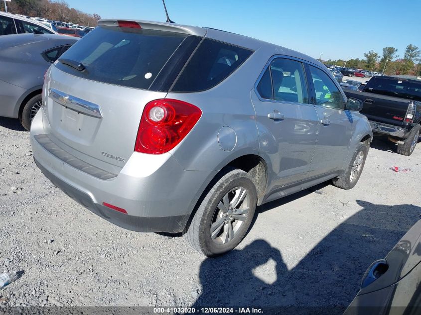 VIN 2GNALBEK0D1150306 2013 Chevrolet Equinox, LS no.4