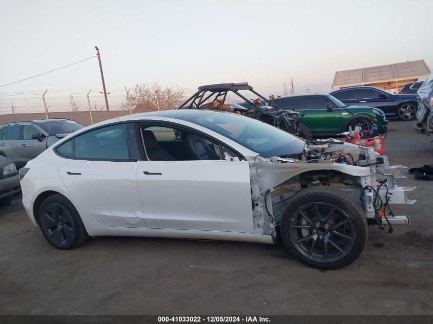 2022 Tesla Model 3 Rear-Wheel Drive VIN: 5YJ3E1EA5NF306707 Lot: 41033022