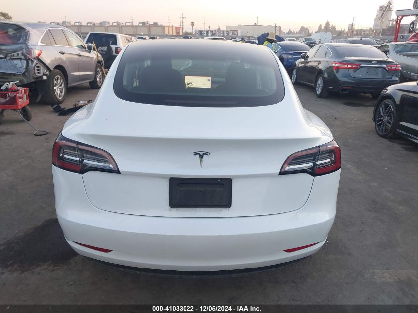 2022 Tesla Model 3 Rear-Wheel Drive VIN: 5YJ3E1EA5NF306707 Lot: 41033022