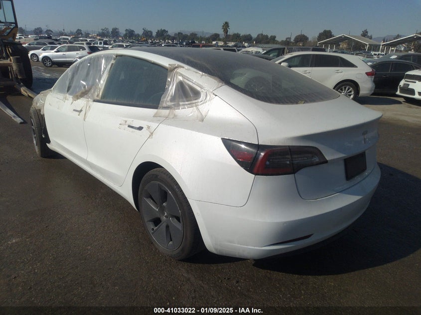 Vin: 5yj3e1ea5nf306707, lot: 41522948, tesla model 3 rear-wheel drive 20223