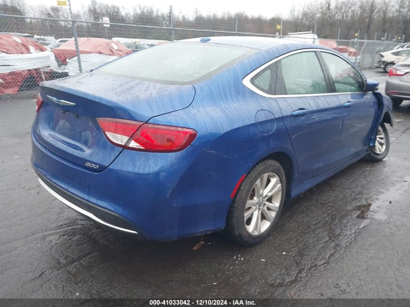 VIN 1C3CCCAB9FN536449 2015 Chrysler 200, Limited no.4