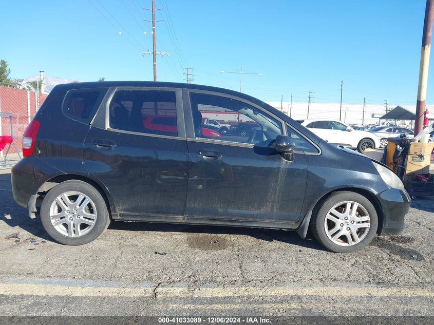 2007 HONDA FIT VIN: JHMGD38467S062303