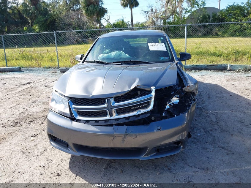 2012 DODGE AVENGER VIN: 1C3CDZAB8CN115060