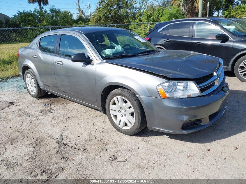 2012 DODGE AVENGER VIN: 1C3CDZAB8CN115060