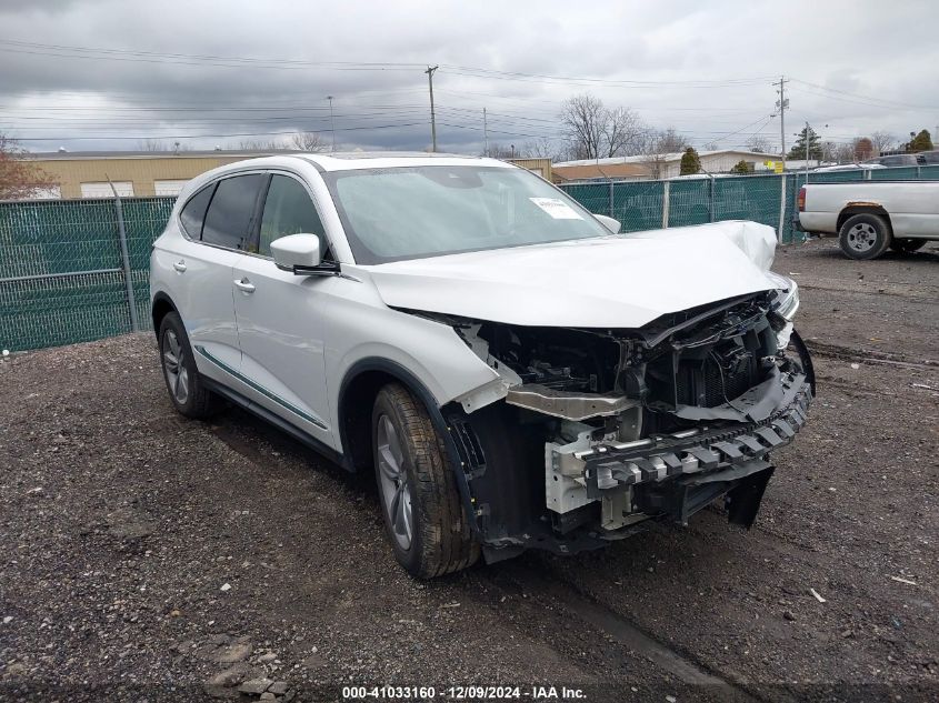 VIN 5J8YE1H35RL016703 2024 ACURA MDX no.1