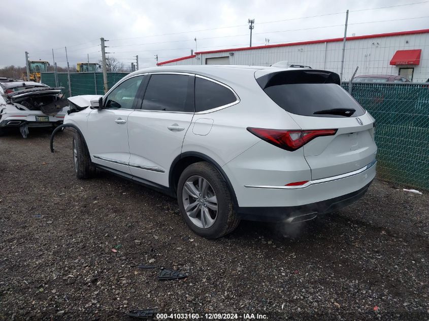 VIN 5J8YE1H35RL016703 2024 ACURA MDX no.3